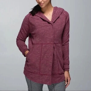 Lululemon Athletica Find Your Centre Wrap Hooded jacket Sz 6